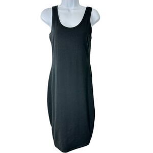 Paisley Raye Women's SZ S Black Bodycon Midweight Knit Jersey‎ Tank Dress